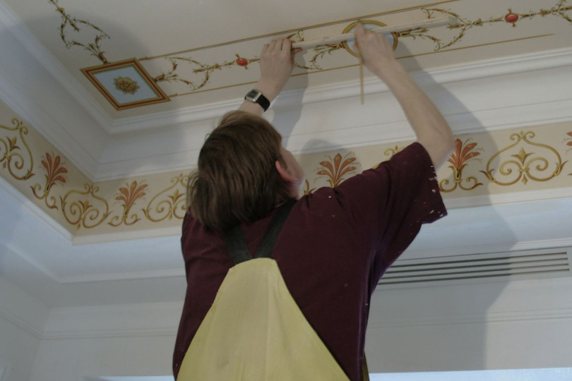 Роспись потолков в квартире
