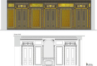 Дизайн золотая гостиная