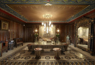 To decorate the living room, they used the centuries-old experience of Moroccan craftsmen and the talents of contemporary artists, designers, cabinetmakers. Luxurious living room in Moroccan style