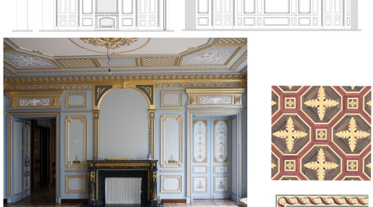 Проект оформления гостиной комнаты