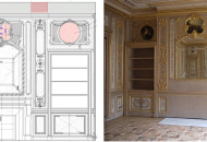 Оформление стен буазери фото