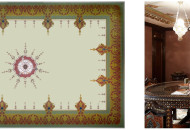 Альфрейная роспись на потолке