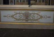 Gilded boiserie panel