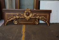 Gilded wooden curtain rod