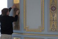 Сложность техники письма заключается в специальной технологии Воссоздание росписи по золотому фону