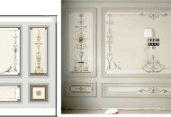 Painting the walls in the bedroom