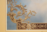 Фрагмент росписи потолка в стиле ренессанс Роспись в стиле ренессанс