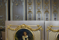 Wooden gilded decor fragment