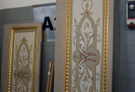 Wooden doors and panels with gilding and painting