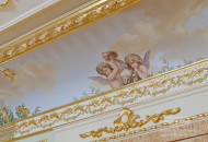 Роспись потолка в спальне