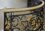 Artistic forging gilding Gilding of forging elements