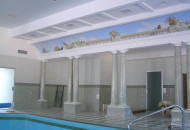 Живопись потолка в бассейне