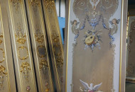 Wooden gilded decor fragment