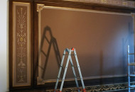 Assembling wood panels with gilding