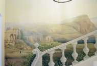 Роспись лестницы в частной усадьбе