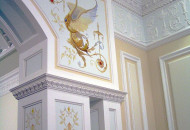 Альфрейная роспись с анималистической композицией Анималистическая композиция с помощью живописи