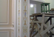 Альфрейная роспись в помещении Пример росписи дома