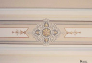 Роспись стены монохромной росписи Монохромная роспись в интерьере дома