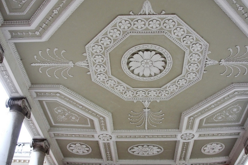 Classical stucco molding is appropriate everywhere
