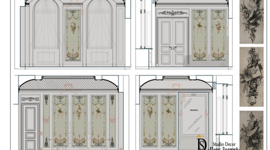 Стиль ампир в дизайне интерьера