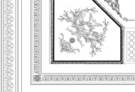 Визуализация проекта оформления потолка гипсовой лепниной в классическом стиле оформление потолка гипсовой лепниной