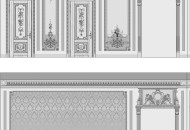 Проект декорирования стен и порталов дверей классической гипсовой лепниной декор лепниной стен и порталов дверей