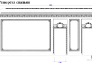Визуализация проекта декорирования стен спальни изысканной гипсовой лепниной декор гипсовой лепниной стен спальни