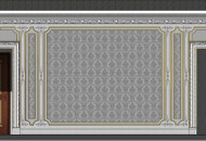 Проект позолоты изящной гипсовой лепнины для декорирования стен проект с позолоченной гипсовой лепниной