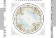 Проект лепнины и росписи потолка