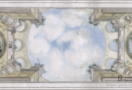 Роспись обманка потолка