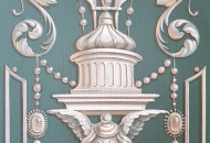 Wall painting with glare elements Painting grisaille