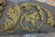 фрагмент моделирования гипсовой лепнины