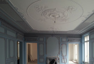 stucco on the ceiling