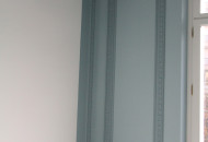 gypsum stucco on the walls