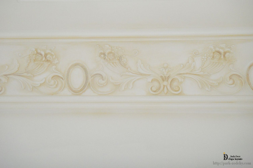 Патинирование лепнины — дух веков и антикварный внешний вид