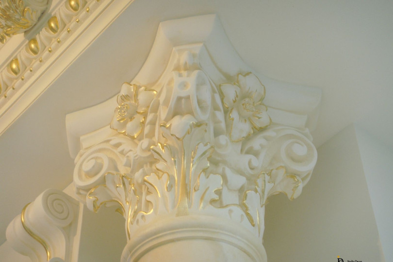Патинирование лепнины — дух веков и антикварный внешний вид