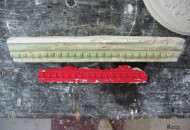 To recreate the status interior, it was necessary to restore the molded cornice installation of stucco after restoration