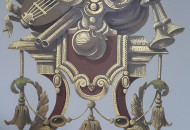 Альфрейная роспись во французском стиле с проблесковой позолотой для оформления неоклассических интерьеров Роспись интерьеров художником Петром Дащенко