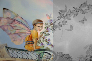 Роспись стен акрилом