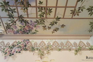 Роспись стен акрилом