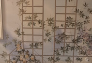 Интерьерная роспись потолка цветами Интерьерная роспись потолка цветами