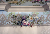 Роспись стен цветами в интерьере Роспись стен цветами в интерьере