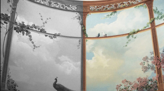 Роспись стен — изысканный пейзаж