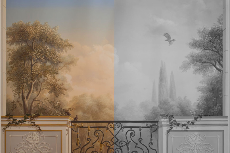 Роспись стен — изысканный пейзаж