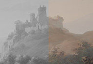 Роспись стен — изысканный пейзаж