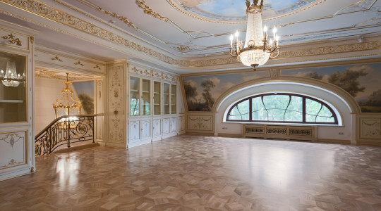 Роспись обманка для падающих стен