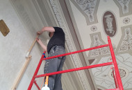 Потолок расписывают профессиональные художники студии Интерьерная роспись потолка